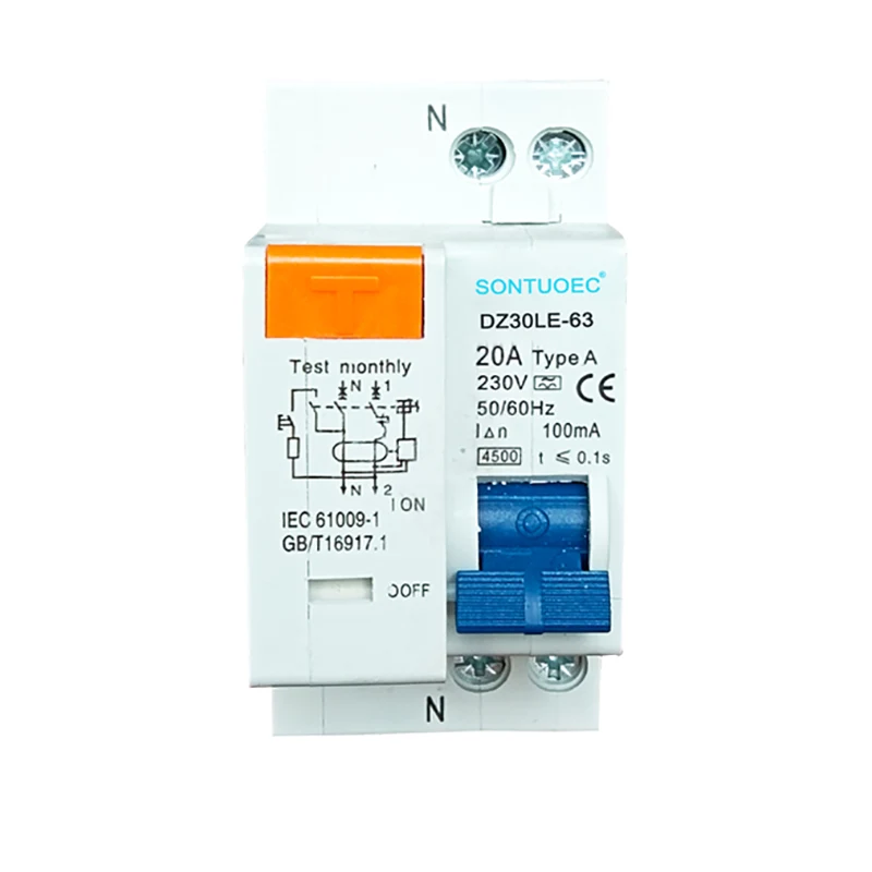 1p+n elektronický typ RCBO