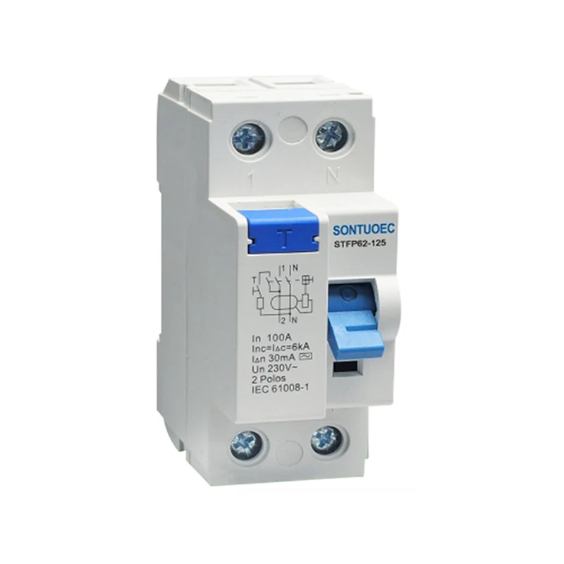 Elektronický magnetický typ RCCB 125A/30 mA