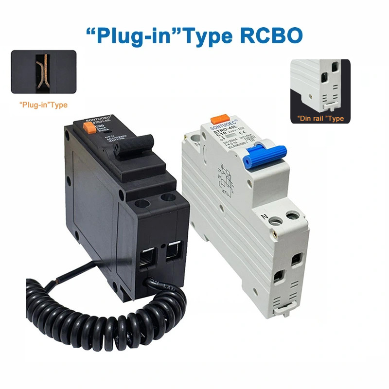 Připojte typ RCBO 1P+N