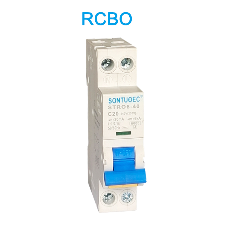 Stro6-40 Circuit Breaker Din Rail typu Instalace RCBO