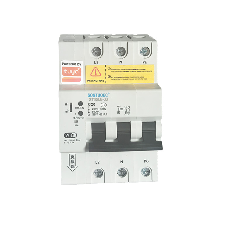 WiFi ST65LE-63wf2 Series multifunkční IoT inteligentní inteligentní RCBO jistič